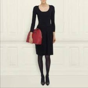 NWT L.K. Bennett Black Denicia Dress SZ L